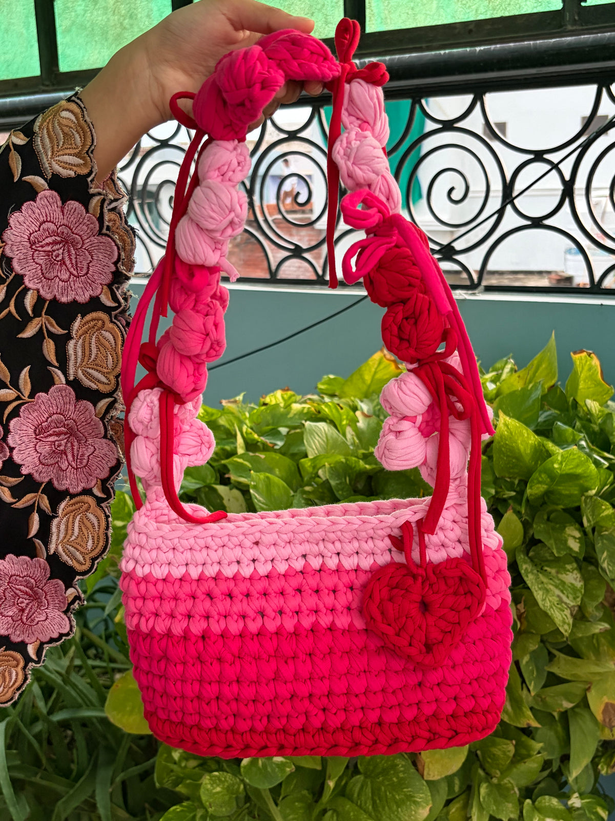 Crochet Flower Bag