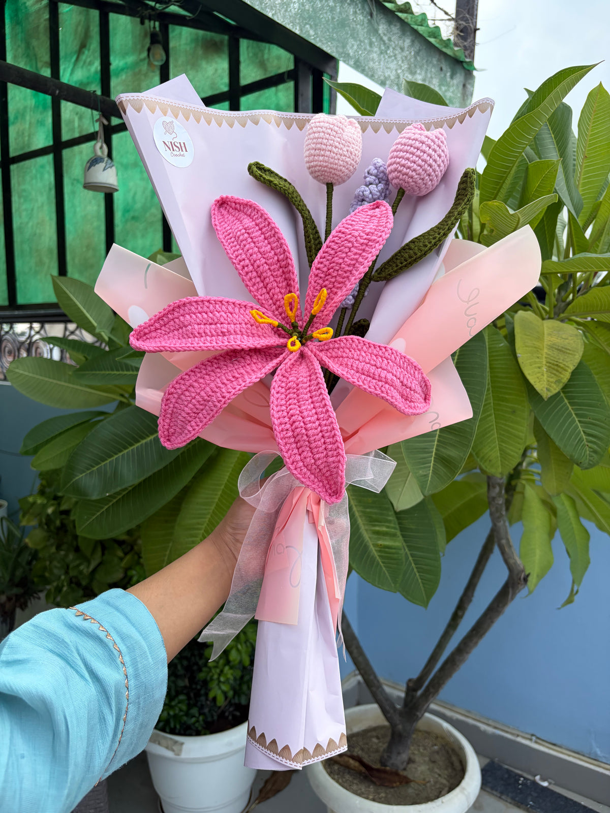 Lily tulip bouquet
