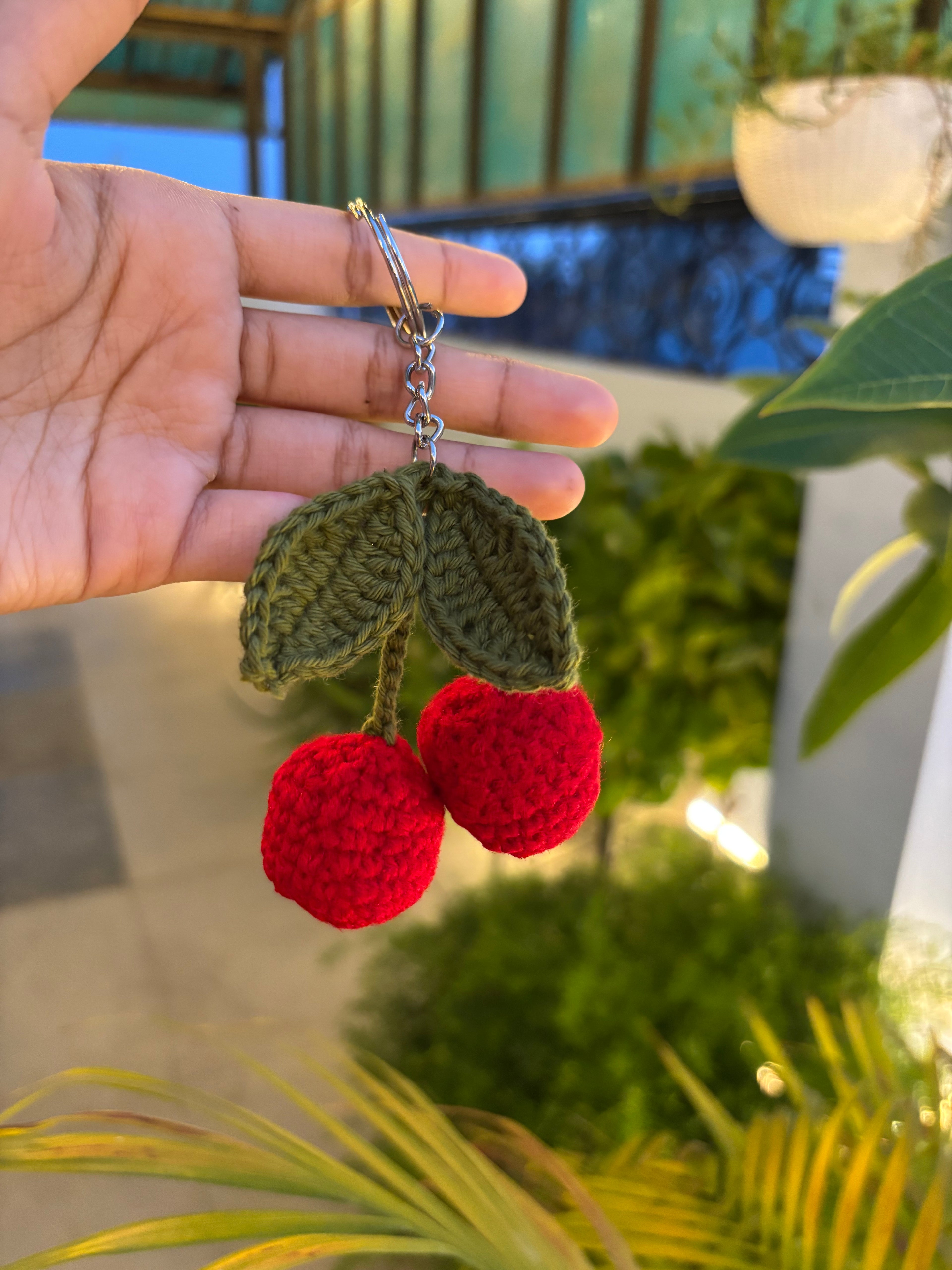 Cherry keychain