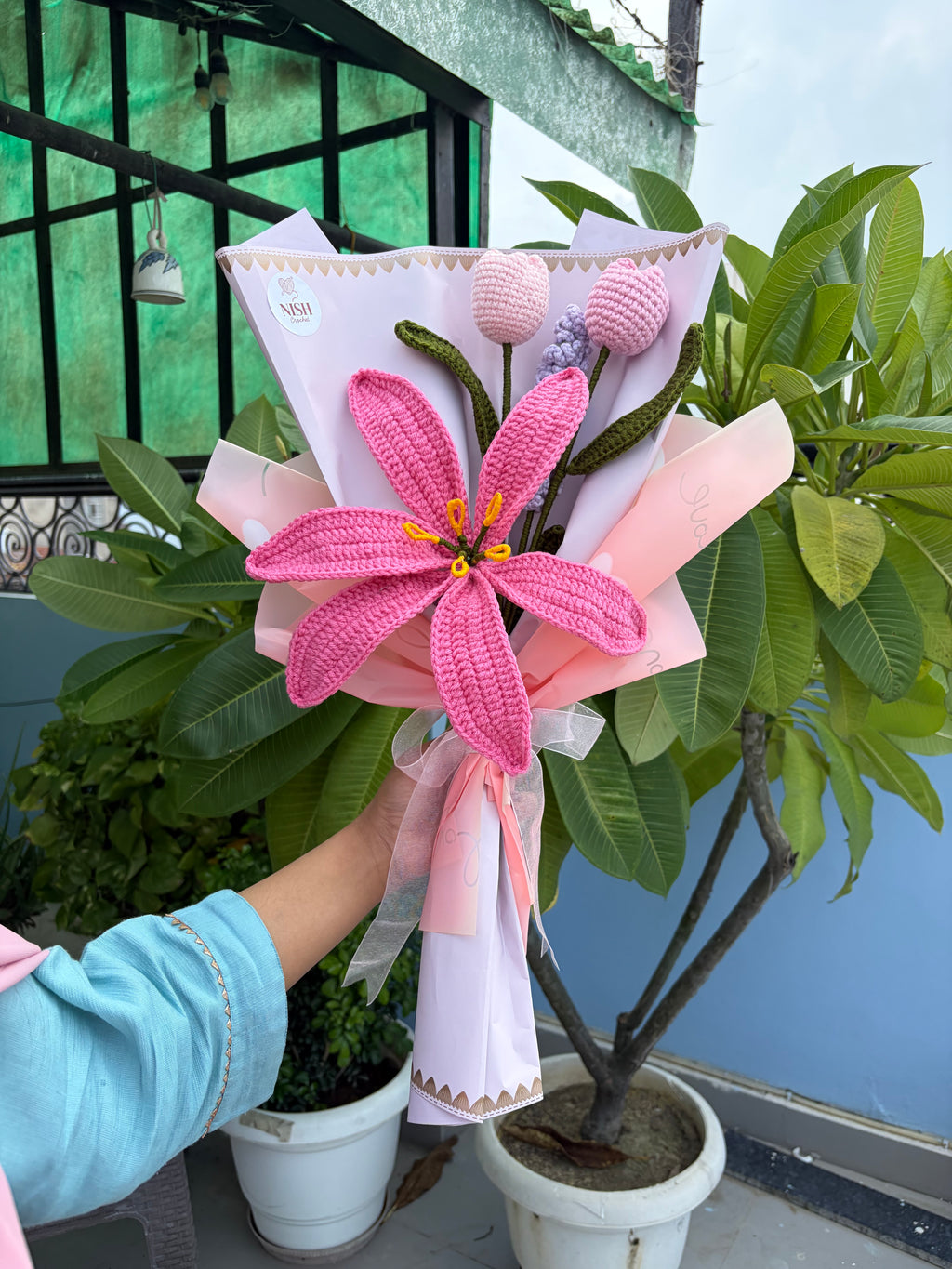 Lily tulip bouquet