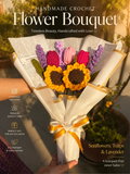 Sunflower & Tulip Crochet Bouquet
